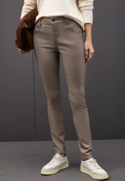 Slim Fit pantalon enduit