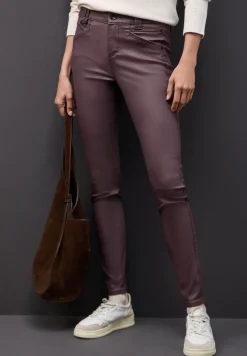 Slim Fit pantalon enduit