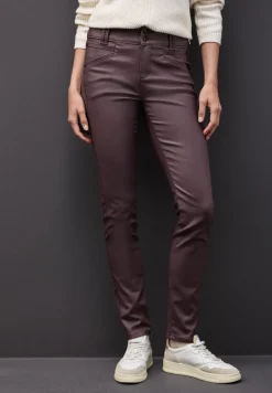 Slim Fit pantalon enduit