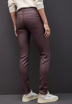 Slim Fit pantalon enduit