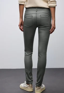 Slim Fit pantalon enduit