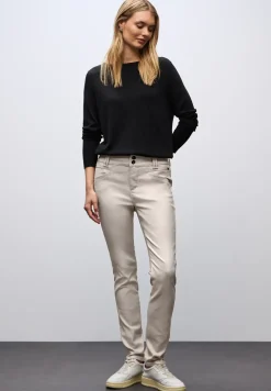 Slim Fit pantalon enduit
