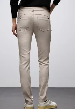 Slim Fit pantalon enduit