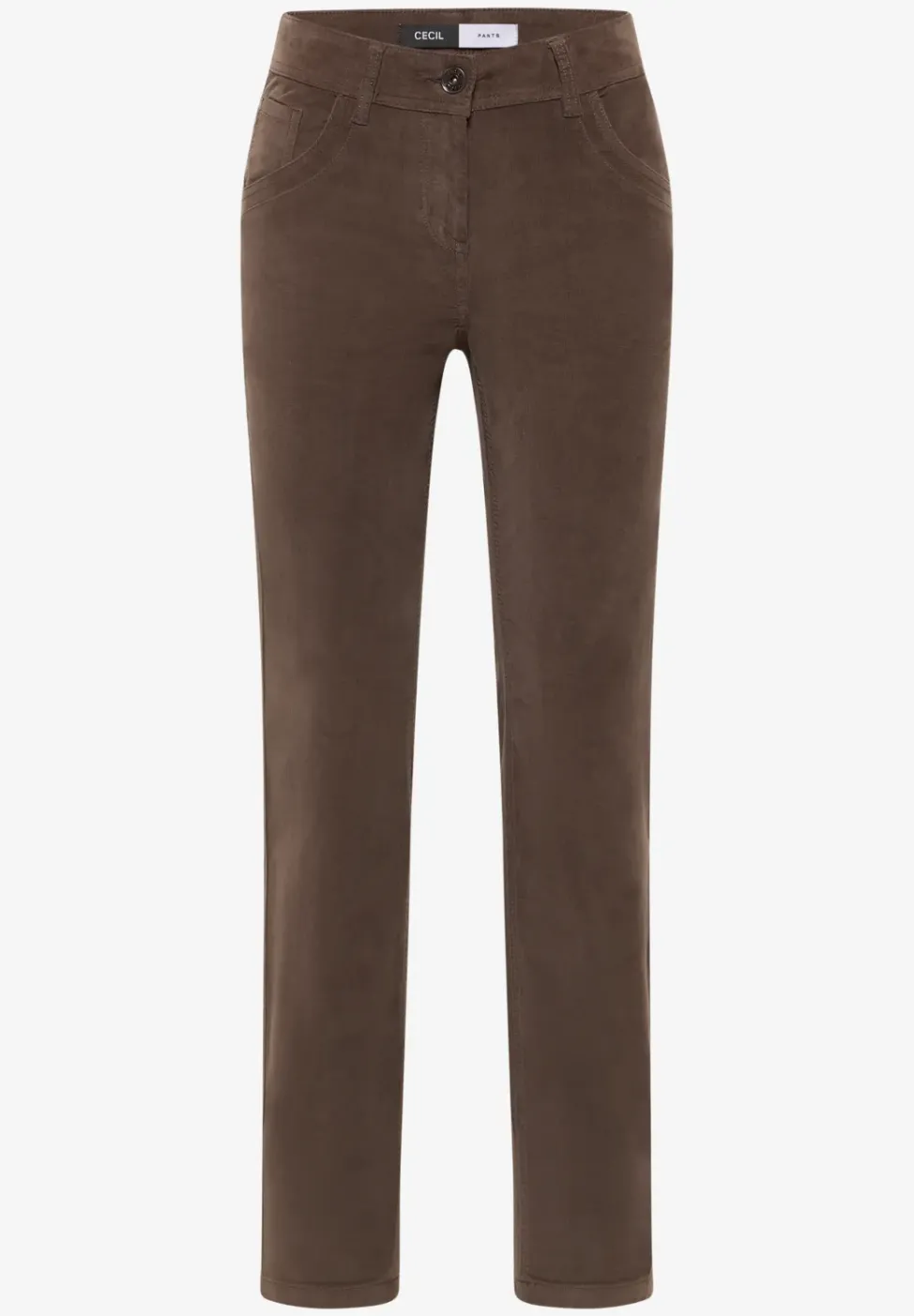Slim Fit pantalon en velours côtelé