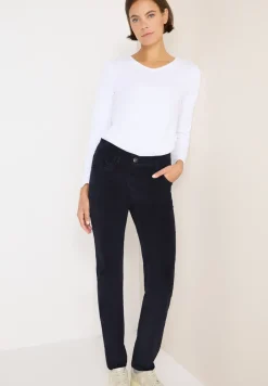 Slim Fit pantalon en velours côtelé