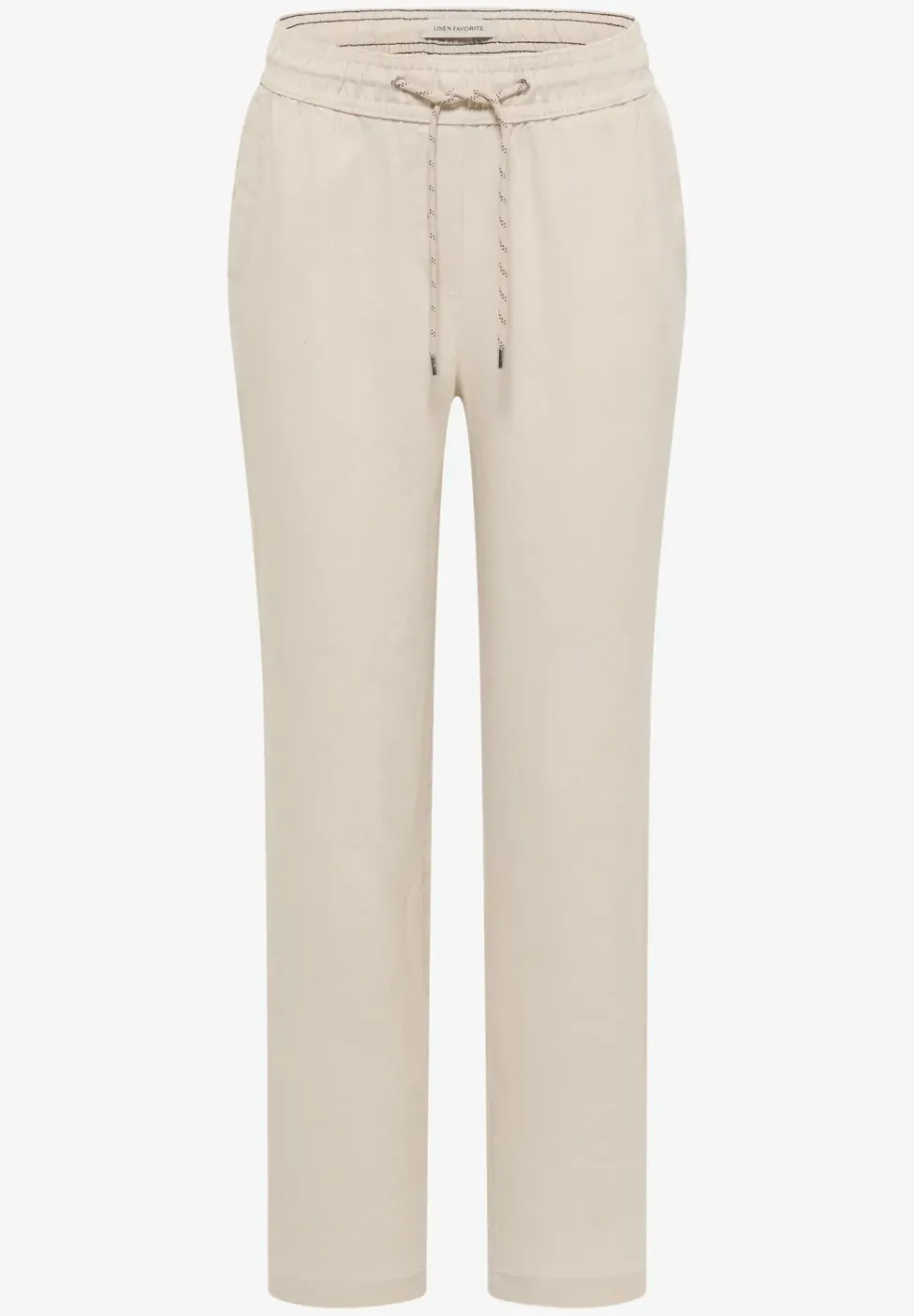 Slim Leg pantalon causal fit en lin