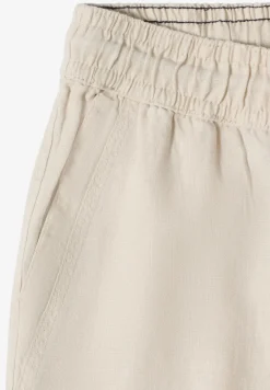 Slim Leg pantalon causal fit en lin