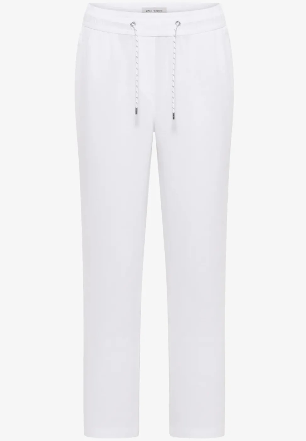Slim Leg pantalon causal fit en lin