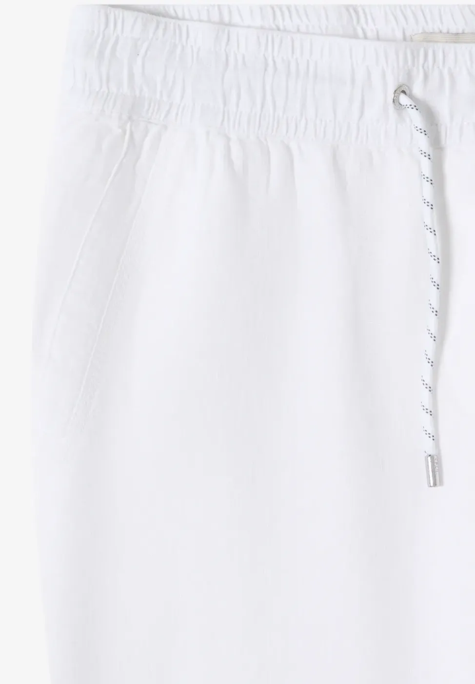 Slim Leg pantalon causal fit en lin
