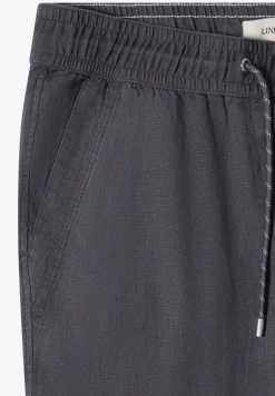 Slim Leg pantalon causal fit en lin