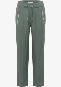 Slim Leg Pantalon en lin mélangé