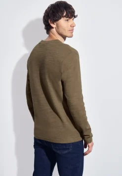 Slub doux Henleyshirt