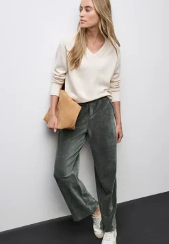 Straight Leg pantalon en velours côtelé