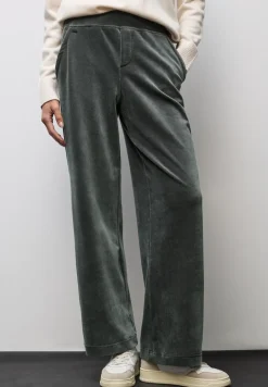 Straight Leg pantalon en velours côtelé