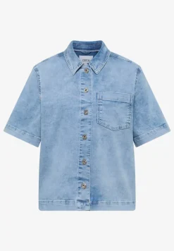 Surchemise à manches courtes avec patte de boutonnage