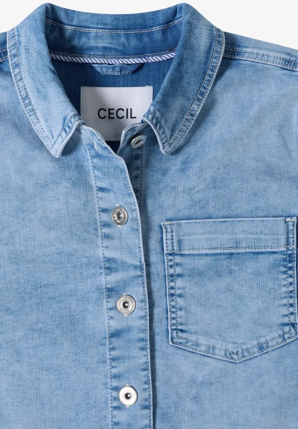 Surchemise à manches courtes avec patte de boutonnage