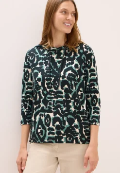 Sweat à capuche à motifs