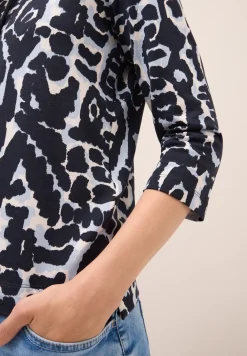 Sweat à capuche à motifs