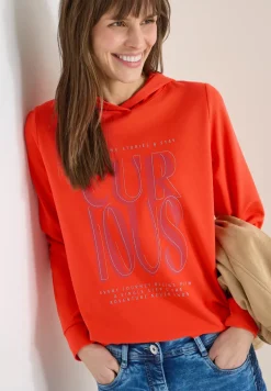 Sweat à capuche avec imprimé