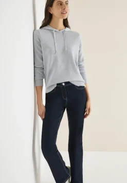 Sweat à capuche jacquard avec paillettes