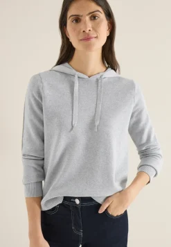 Sweat à capuche jacquard avec paillettes