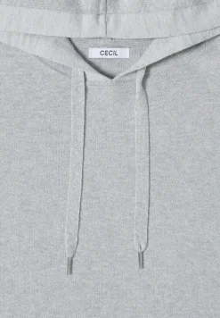 Sweat à capuche jacquard avec paillettes