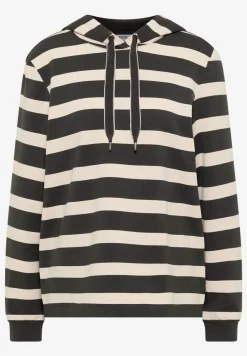 Sweat à capuche rayé