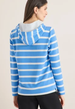 Sweat à capuche rayé