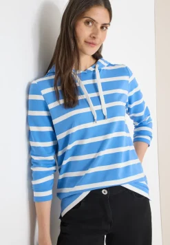 Sweat à capuche rayé