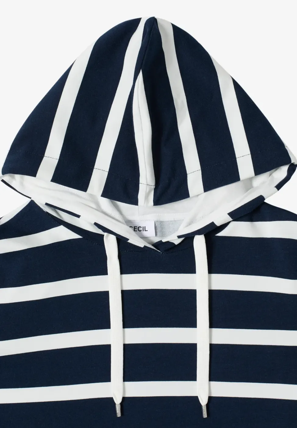 Sweat à capuche rayé