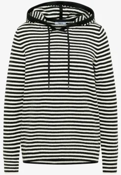 Sweat à capuche rayé