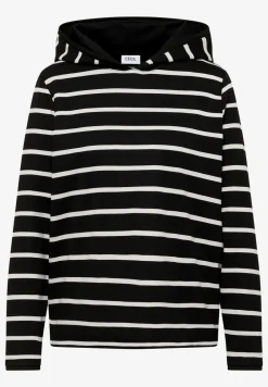 Sweat à capuche rayé