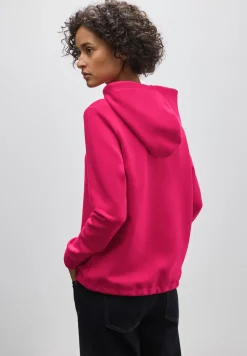 Sweat à capuche en cupro