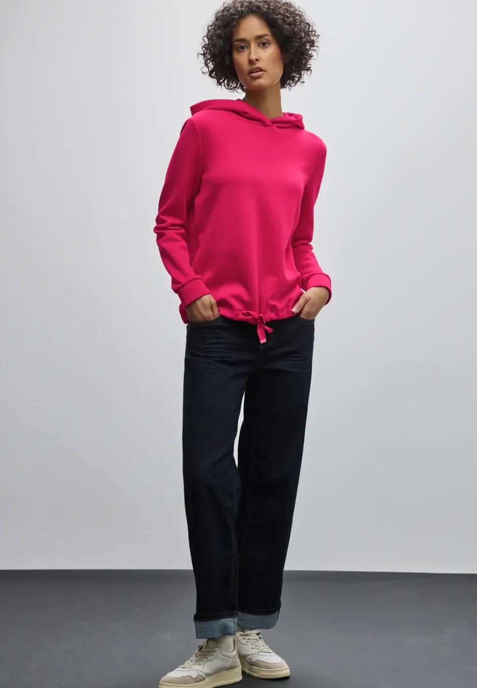 Sweat à capuche en cupro
