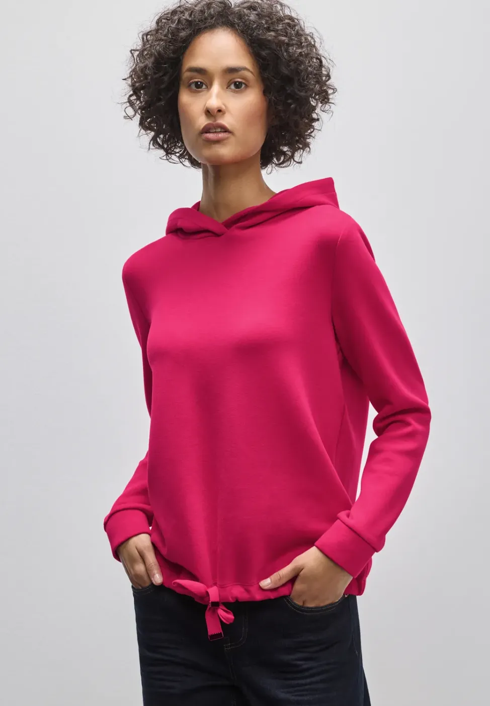 Sweat à capuche en cupro