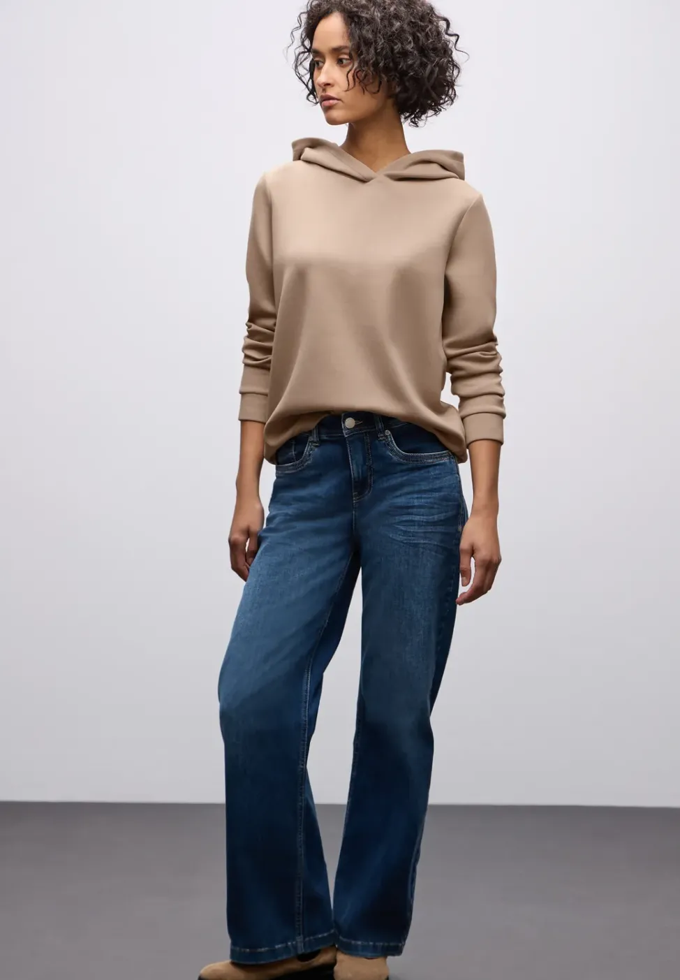 Sweat à capuche en cupro
