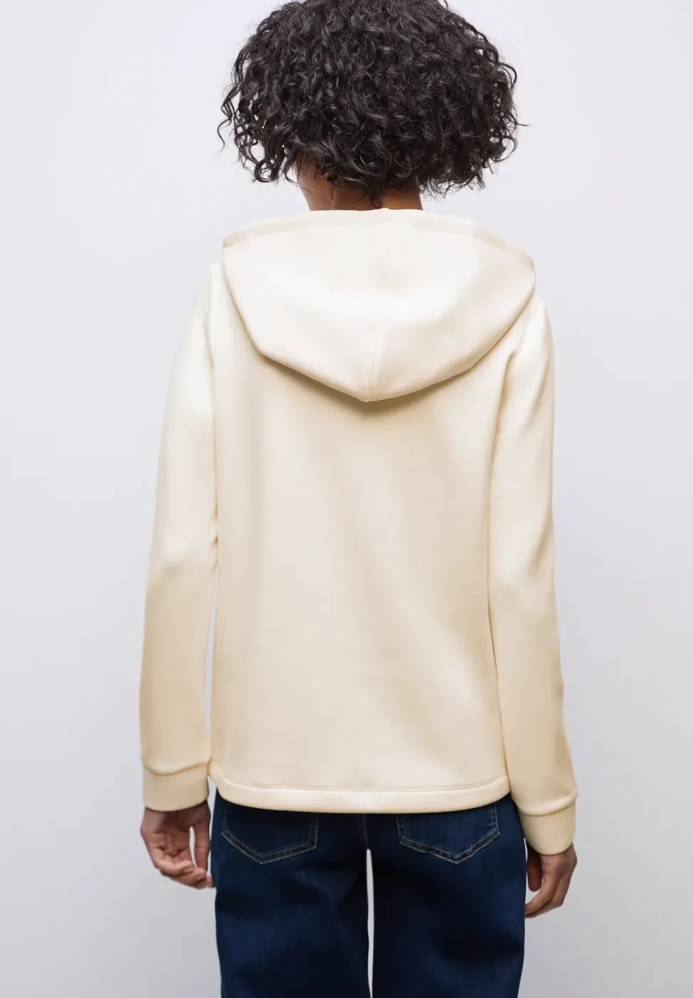 Sweat à capuche en cupro