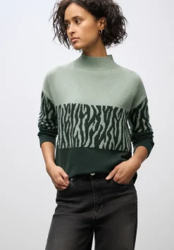 Sweat jacquard couleur