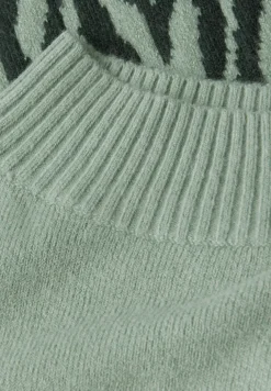 Sweat jacquard couleur