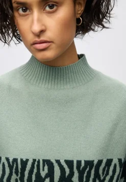 Sweat jacquard couleur