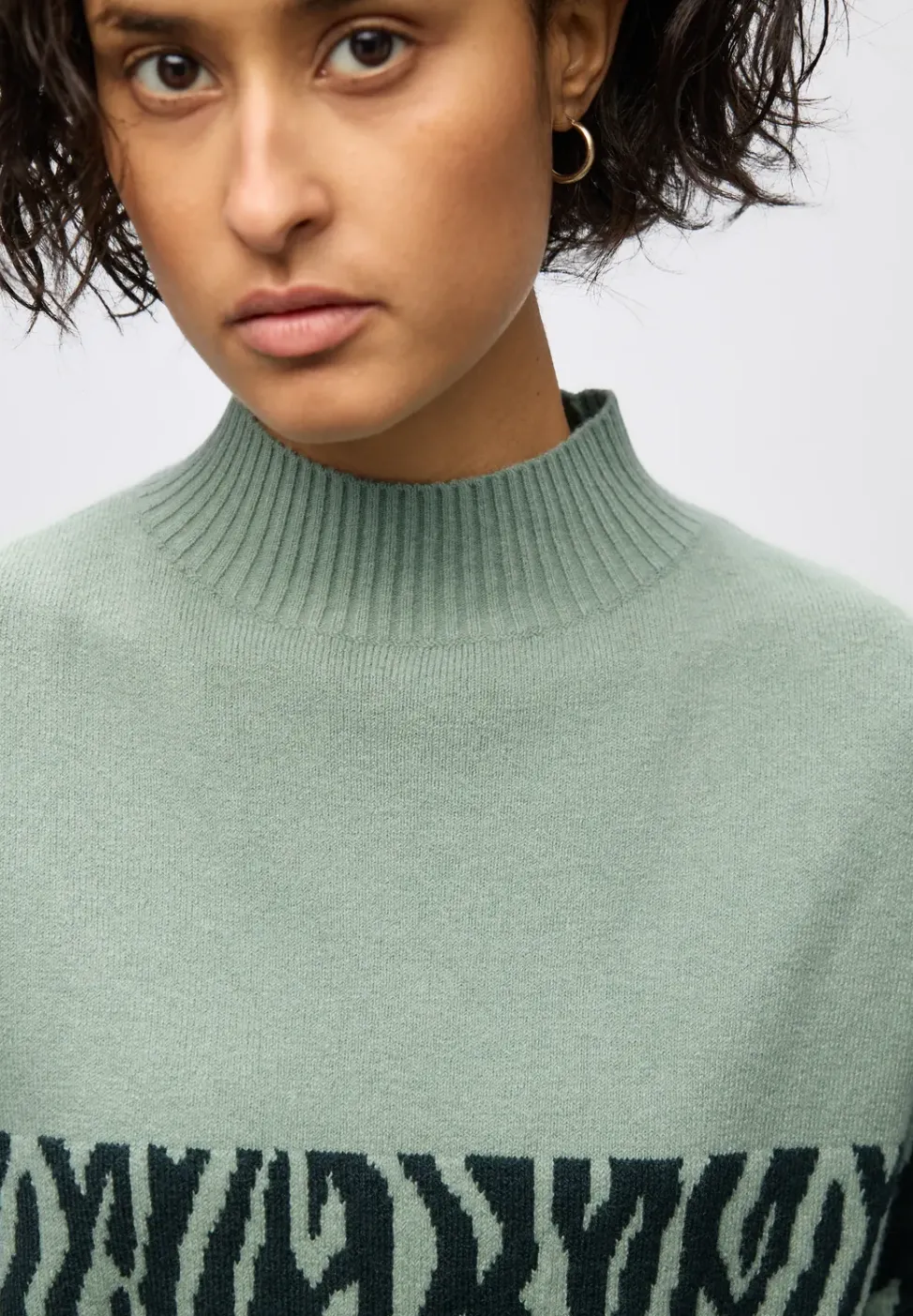 Sweat jacquard couleur
