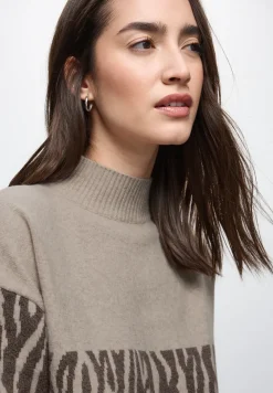 Sweat jacquard couleur