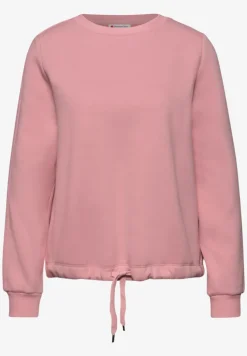Sweat-shirt avec détail côtelé