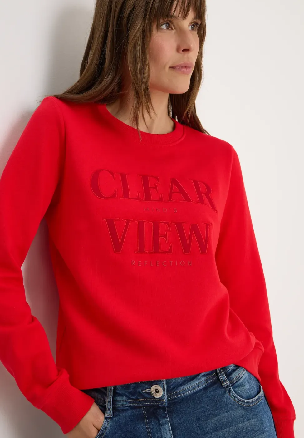 Sweat-shirt avec wording