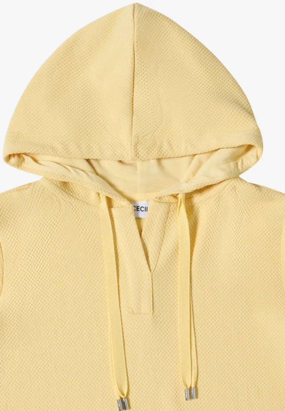 Sweat-shirt à capuche manches courtes