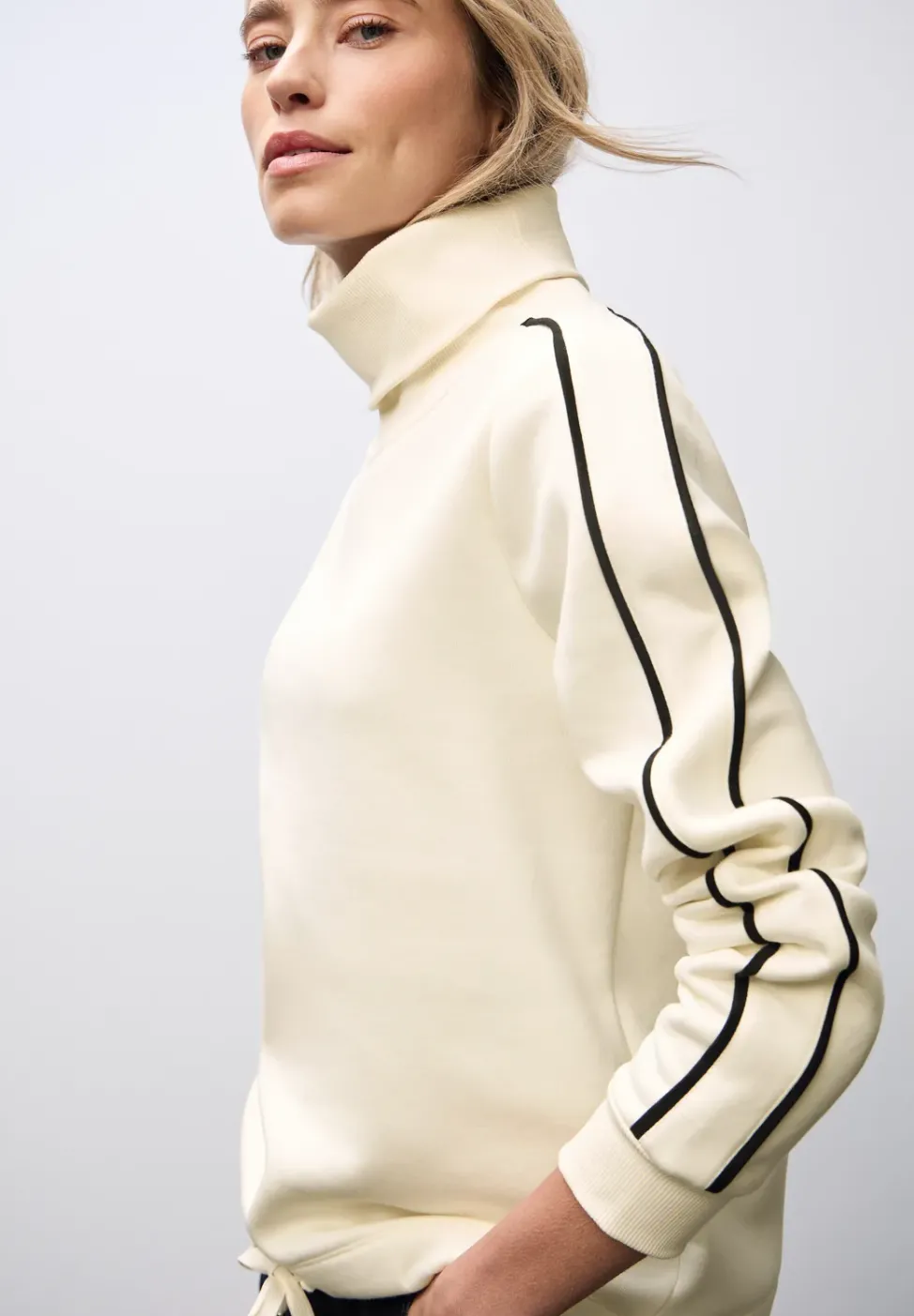 Sweat-shirt à col montant