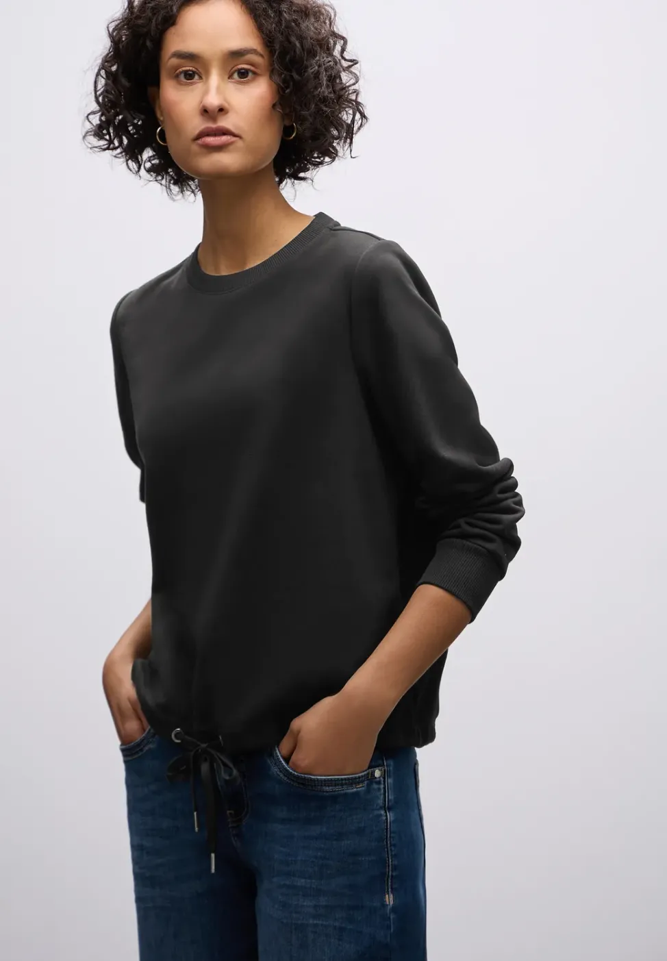 Sweat-shirt à col rond