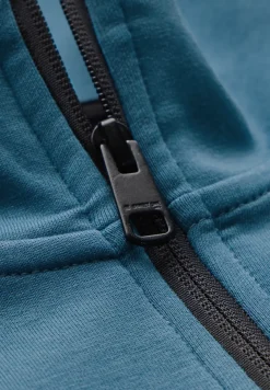 Sweat-shirt à col roulé avec fermeture éclair