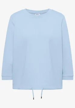 Sweat-shirt à manches 3/4 avec cordon de serrage