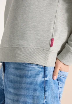 Sweat-shirt à manches longues avec broderie